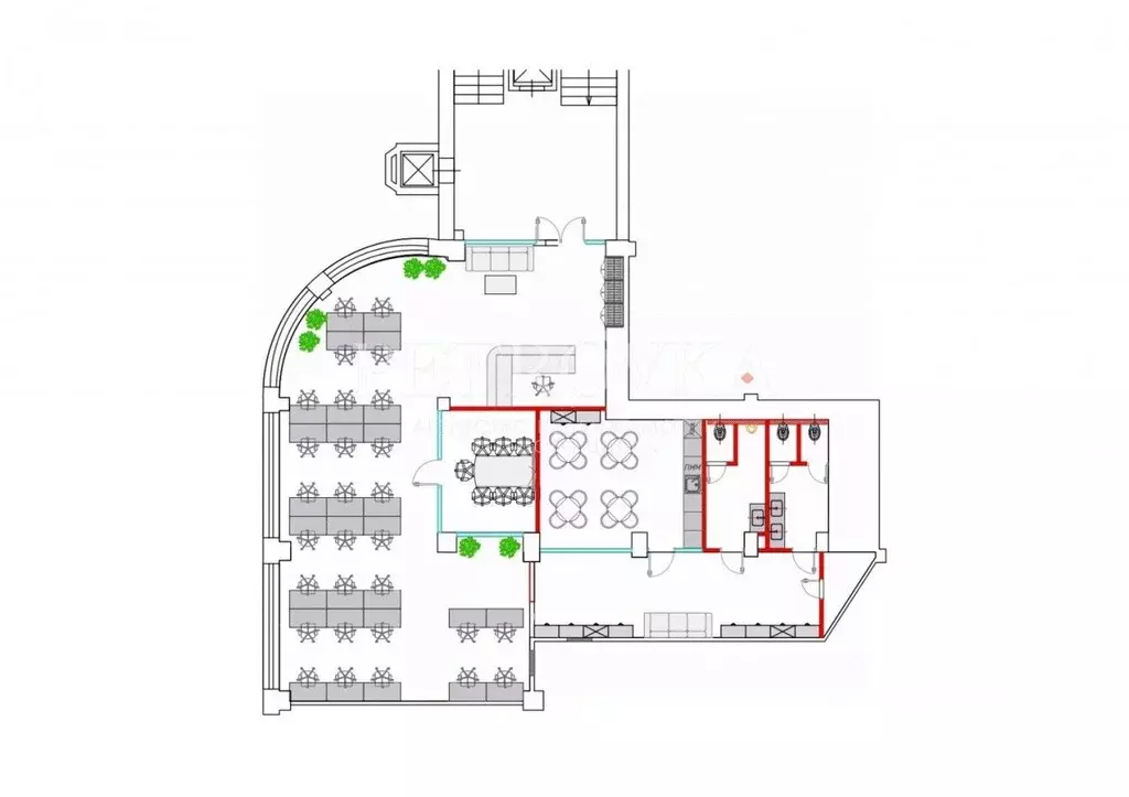Офис в Москва Цветной бул., 30С1 (206 м) - Фото 2