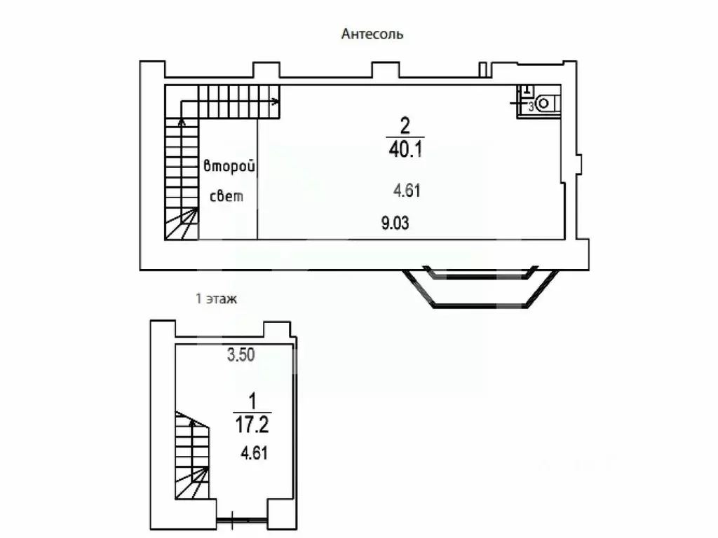 Помещение свободного назначения в Москва Тверская ул., 19 (58 м) - Фото 2
