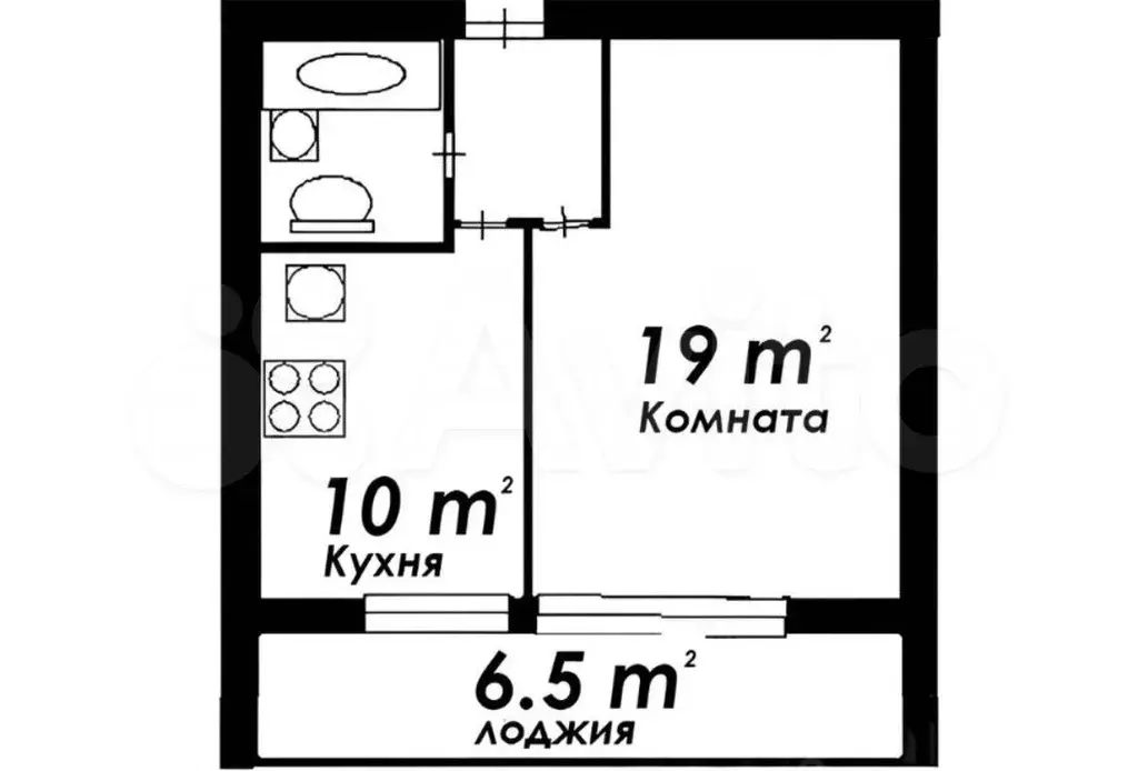 1-к. квартира, 39 м, 7/16 эт. - Фото 0