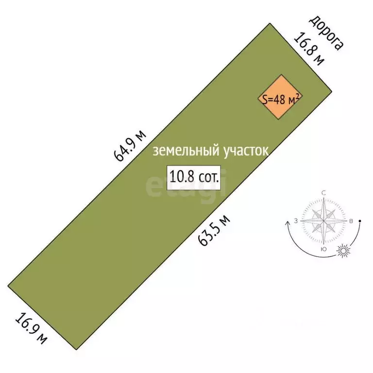 Дом в Свердловская область, Слободо-Туринский район, Усть-Ницинское ... - Фото 1