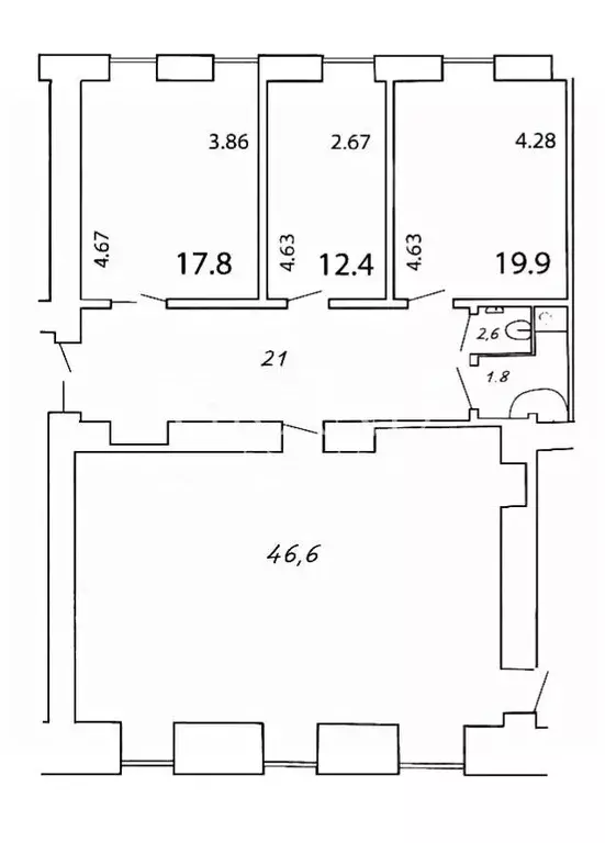 4-к кв. Москва Большая Садовая ул., 10 (123.0 м) - Фото 2