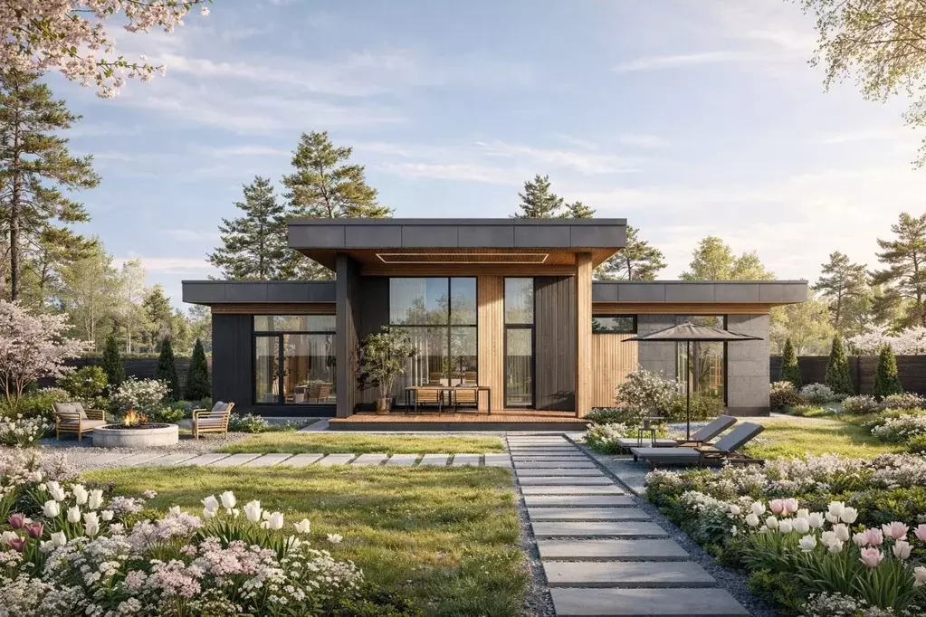 Коттедж в Ленинградская область, Всеволожский район, Морозовское ... - Фото 1