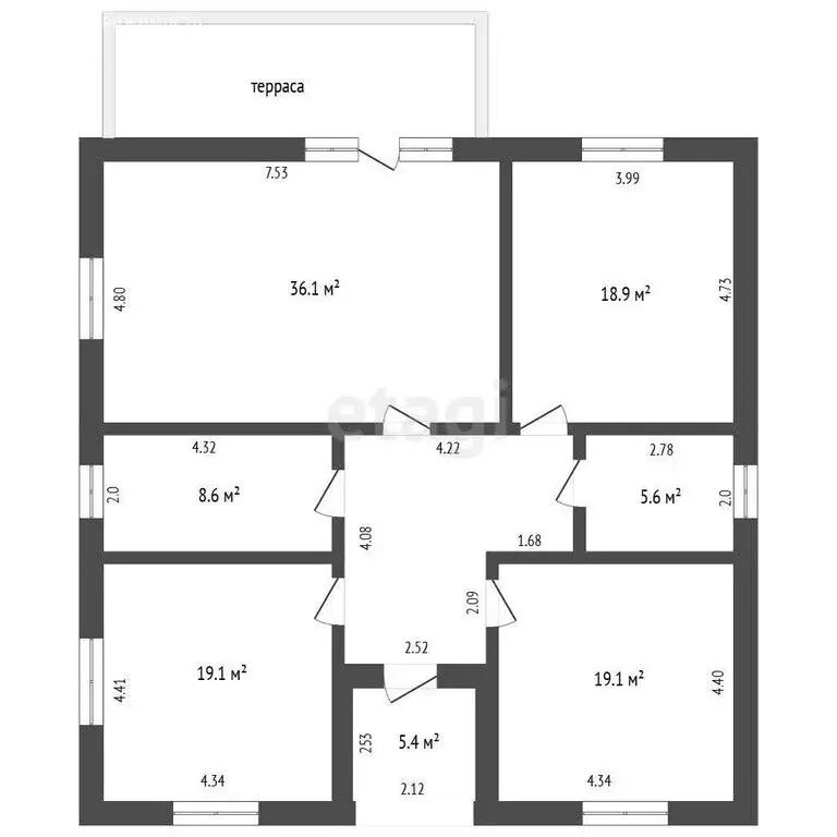 Дом в деревня Цибино, улица Пименовка (130 м) - Фото 2