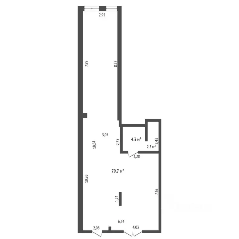 Помещение свободного назначения в Тюменская область, Тюмень ул. ... - Фото 1