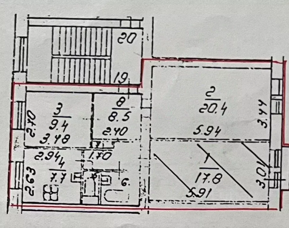 Комната Санкт-Петербург Сахарный пер., 2/35 (20.4 м) - Фото 1