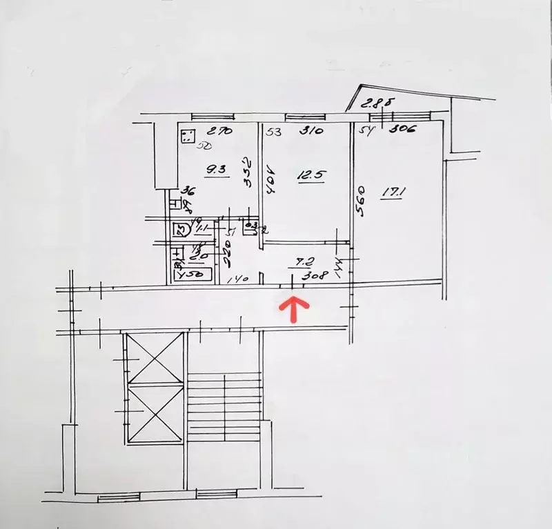 2-к кв. Самарская область, Самара просп. Карла Маркса, 30 (50.0 м) - Фото 1