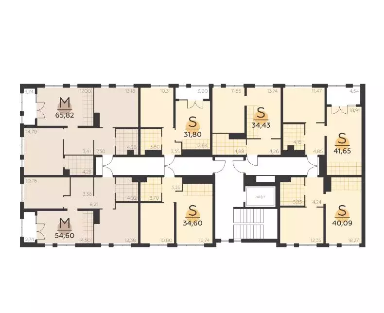 1-к кв. Тульская область, Тула городской округ, пос. Молодежный 10 ... - Фото 2