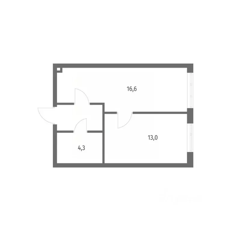 1-к кв. Калининградская область, Калининград пос. Лермонтовский, ул. ... - Фото 1