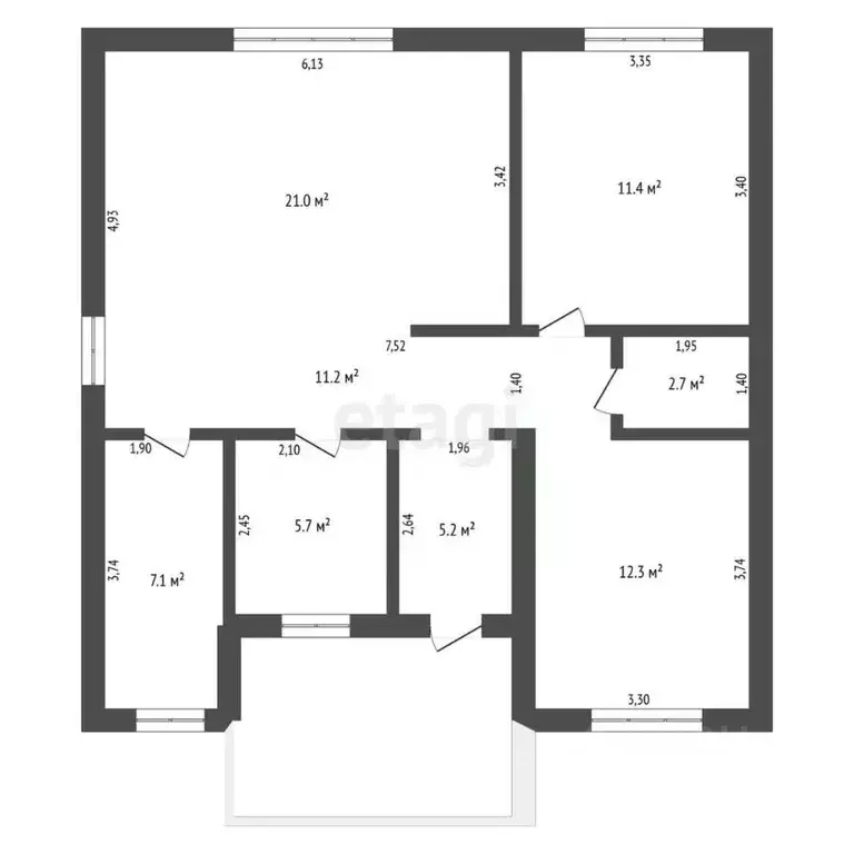 Дом в Амурская область, Благовещенский район, с. Чигири ул. Кедровая, ... - Фото 2