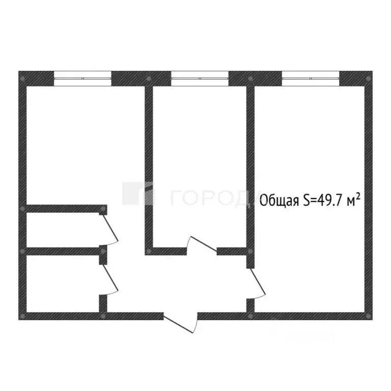 2-к кв. Алтайский край, Барнаул ул. Малахова, 101 (49.7 м) - Фото 2