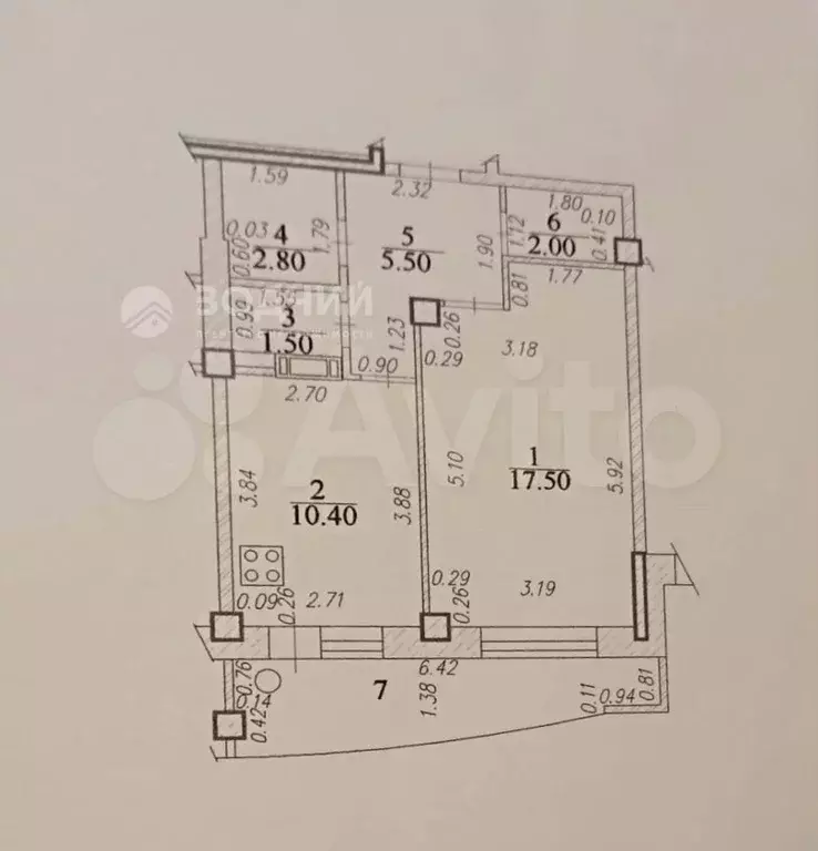 1-к. квартира, 47 м, 9/9 эт. - Фото 0