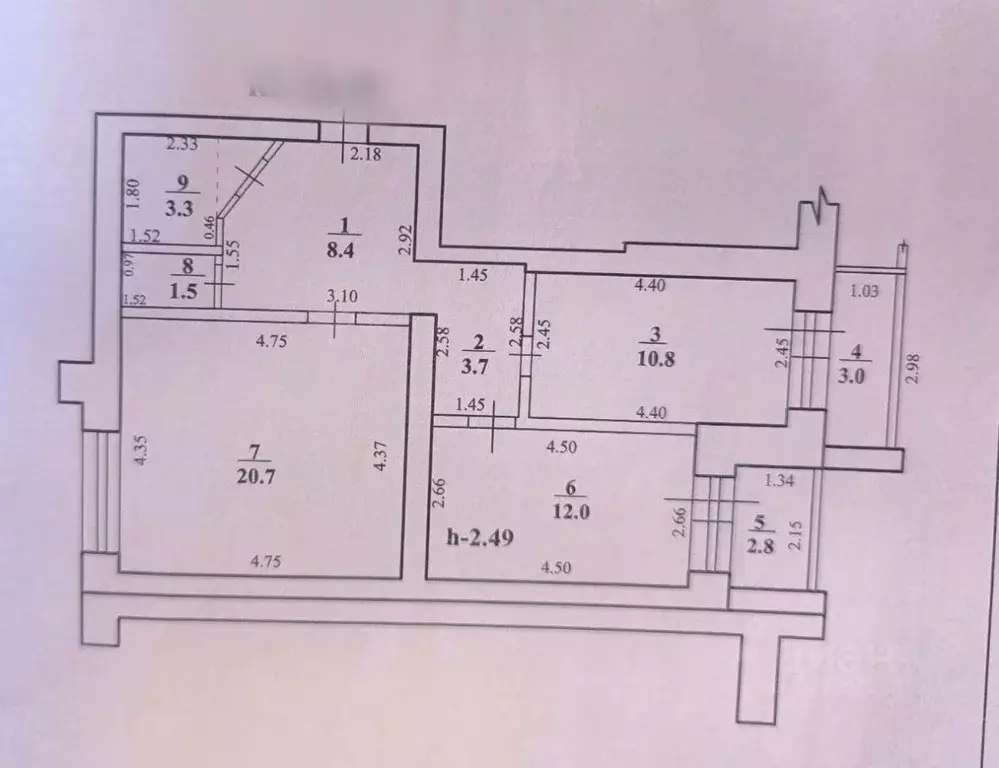 2-к кв. Башкортостан, Стерлитамак ул. Карла Маркса, 160 (63.3 м) - Фото 2