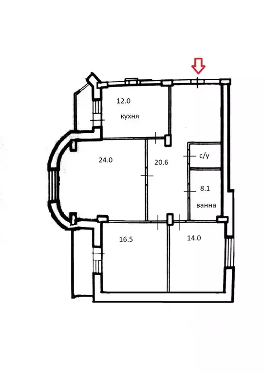 3-к кв. Воронежская область, Воронеж ул. Революции 1905 года, 31Д ... - Фото 2