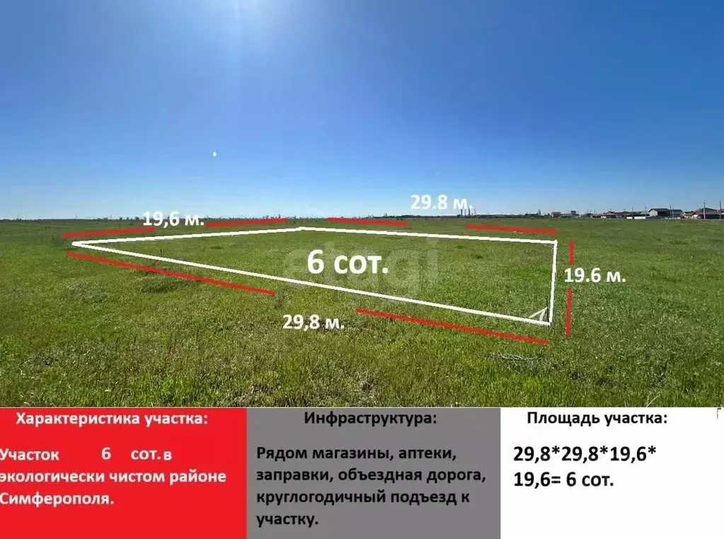 Участок в Крым, Симферопольский район, Николаевка пгт  (6.0 сот.) - Фото 2