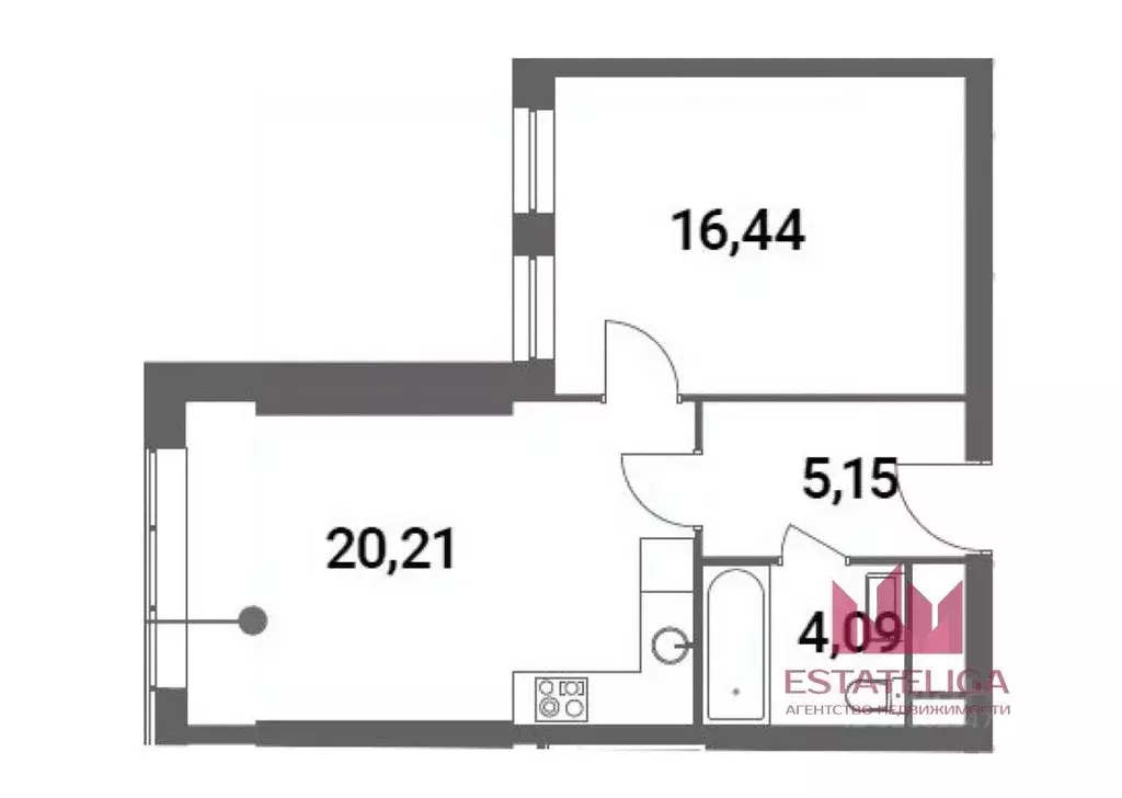1-к кв. Москва Шмитовский проезд, 39к6 (46.0 м) - Фото 2
