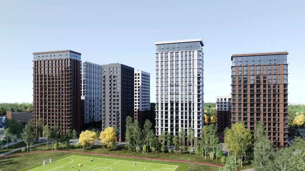 3-к кв. Татарстан, Казань ул. Рауиса Гареева (52.02 м) - Фото 2