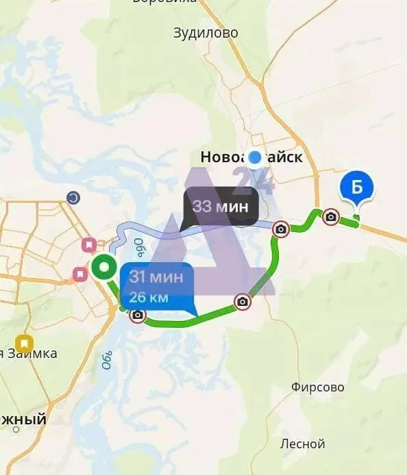 Участок в Алтайский край, Первомайский район, пос. Новый ул. Кольцова, ... - Фото 2