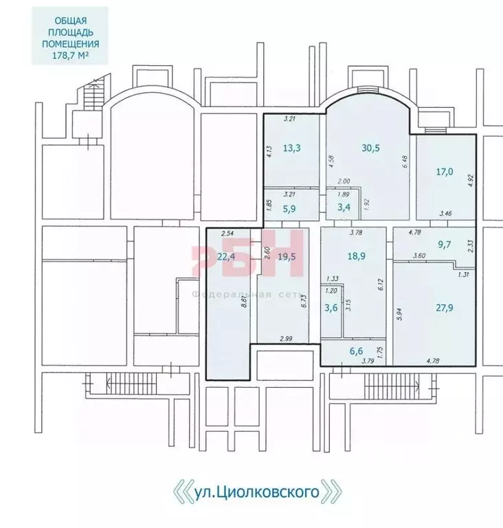 Офис в Тюменская область, Тюмень ул. Циолковского, 20А (179 м) - Фото 2