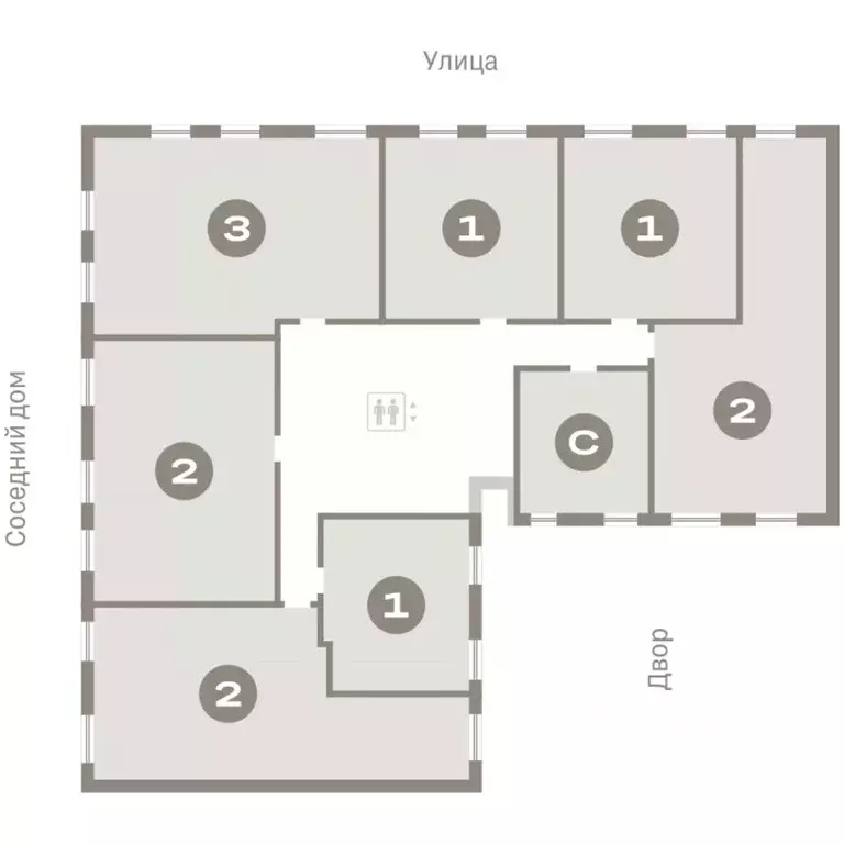 Студия Курганская область, Курган Центральный жилрайон, Дом Кино жилой ... - Фото 2