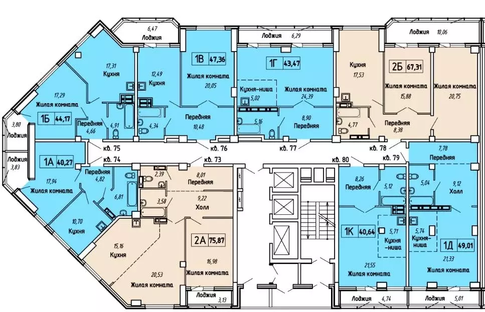 1-к кв. Приморский край, Владивосток Чайка мкр, Чайка жилой комплекс ... - Фото 2