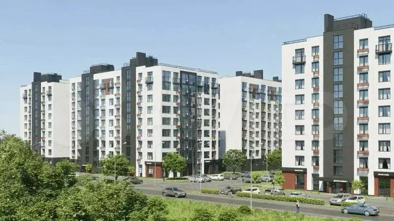 2-к. квартира, 56,6 м, 7/9 эт. - Фото 0