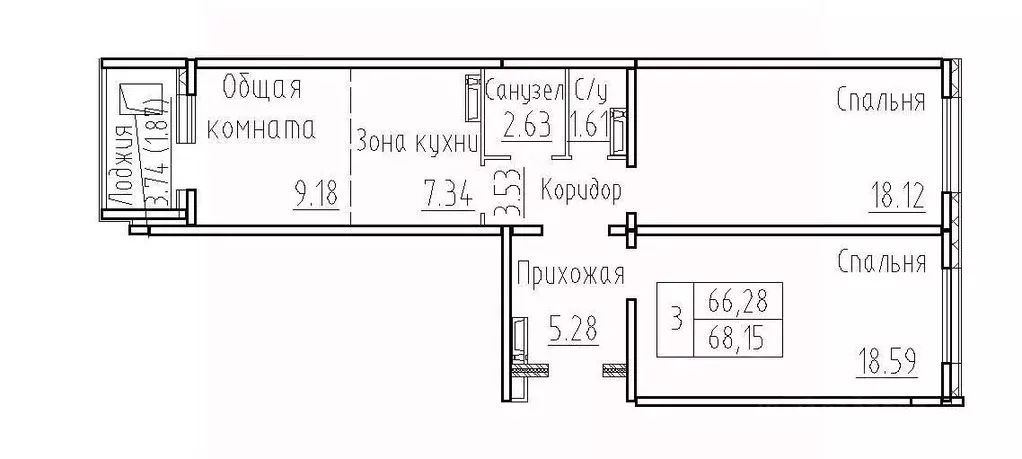 2-к кв. Новосибирская область, Новосибирский район, Мичуринский ... - Фото 0