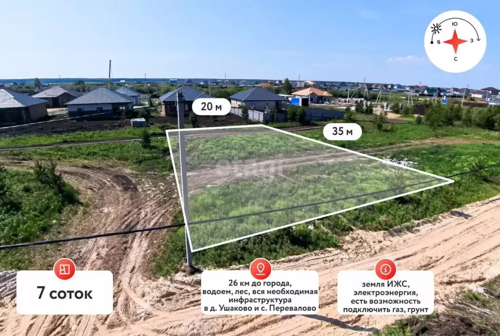 Участок в Тюменская область, Тюменский район, д. Елань  (7.0 сот.) - Фото 0