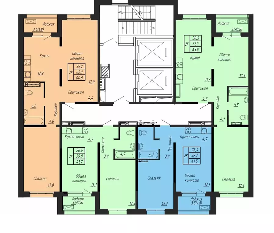 2-к кв. Ленинградская область, Тосненский район, пос. Тельмана ул. ... - Фото 2