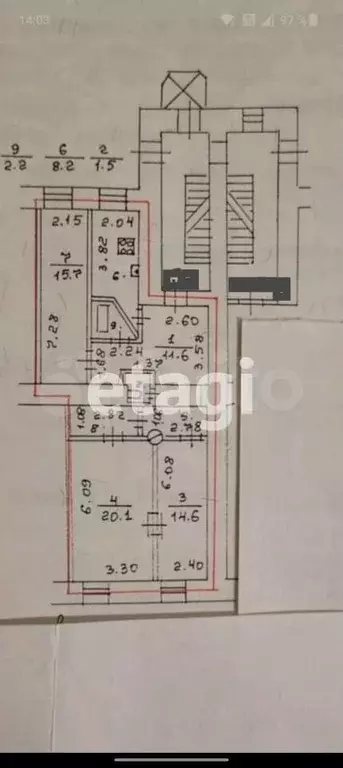 3-к. квартира, 80 м, 1/6 эт. - Фото 0