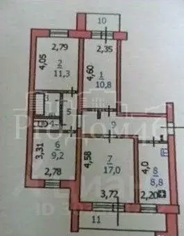 4-к кв. Курская область, Курск Интернациональная ул., 51 (76.0 м) - Фото 0