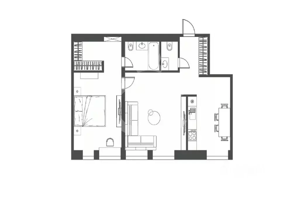3-к кв. Москва Дружинниковская ул., 15 (67.5 м) - Фото 1