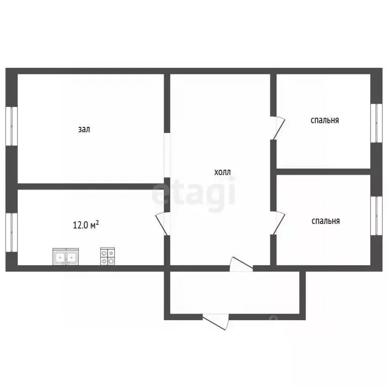 Дом в Тюменская область, Уватский район, с. Демьянское ул. Карбышева, ... - Фото 1