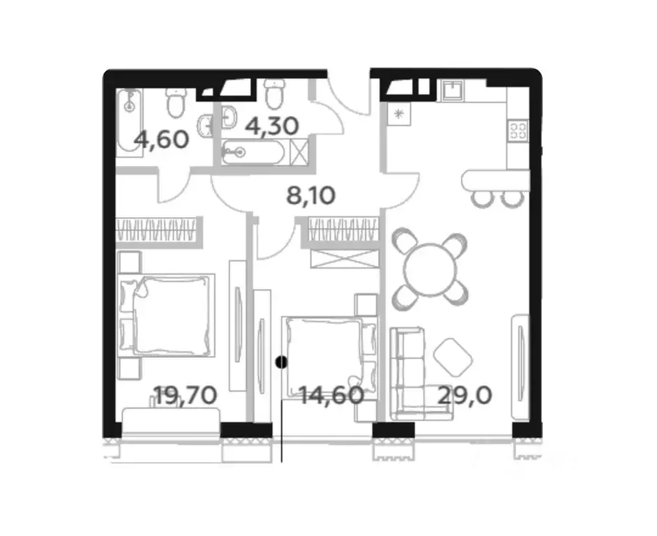 3-к кв. Москва просп. Генерала Дорохова, вл1к1 (80.0 м) - Фото 0