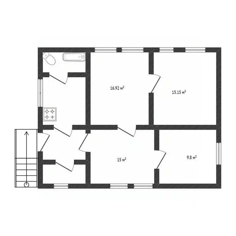 Дом в Белгородская область, Валуйский муниципальный округ, с. Шелаево ... - Фото 2