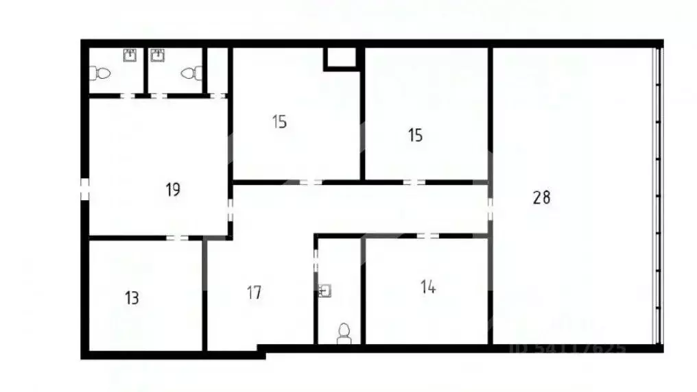 Помещение свободного назначения в Москва наб. Пресненская, 6с2 (144 м) - Фото 2