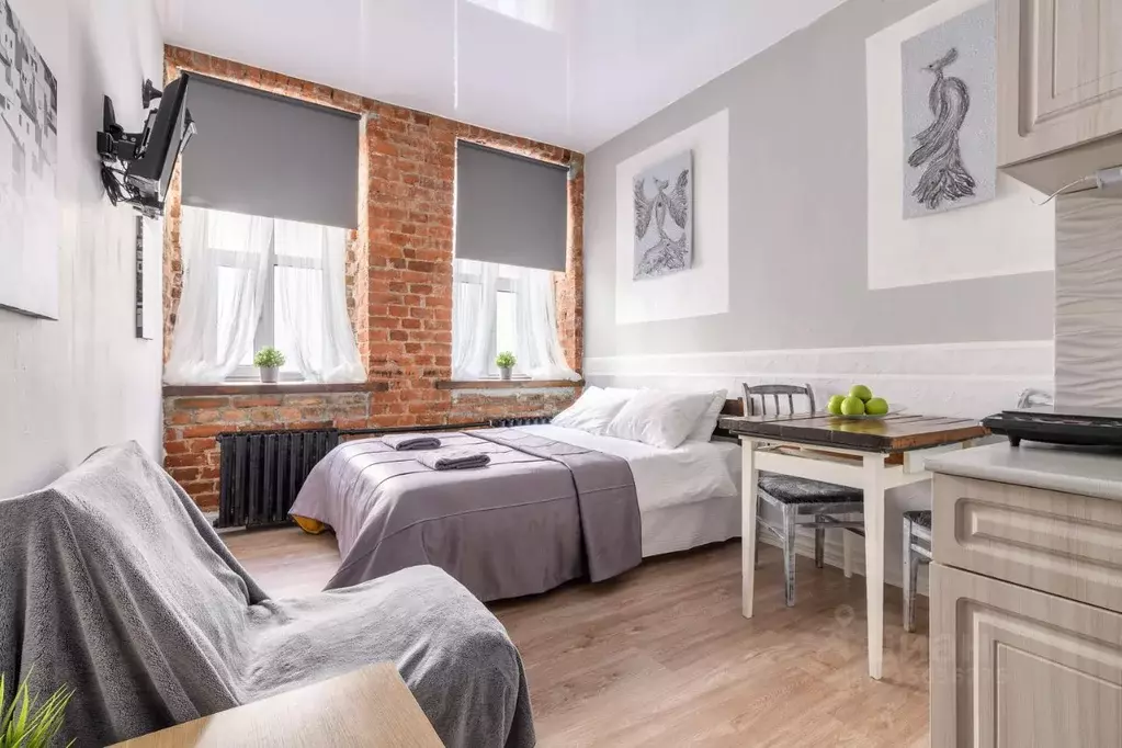 Студия Санкт-Петербург Исполкомская ул., 5 (17.0 м) - Фото 1