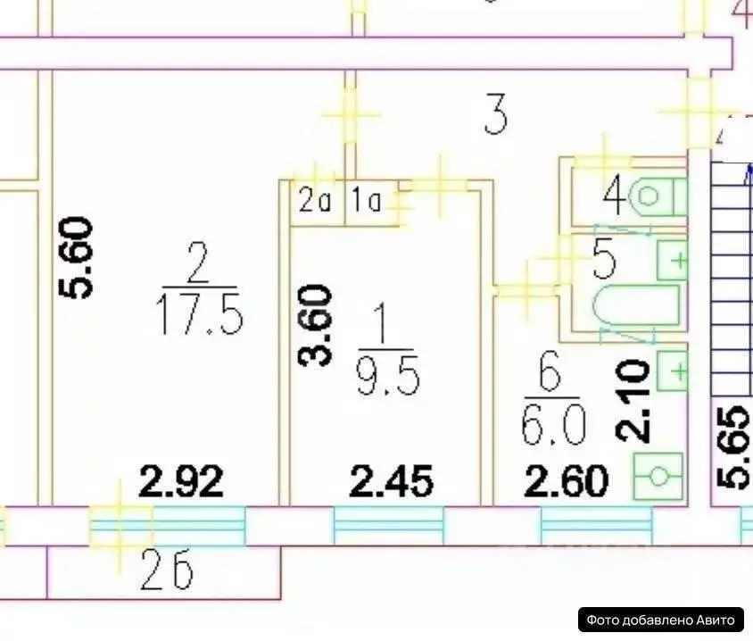 2-к кв. Москва Симферопольский проезд, 16К2 (39.0 м) - Фото 2