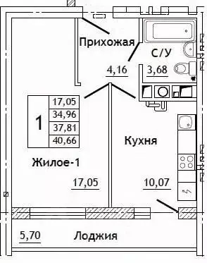 1-к кв. Смоленская область, Смоленский муниципальный округ, д. ... - Фото 1