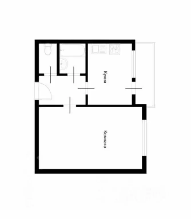 1-к кв. Москва Сельскохозяйственная ул., 14к1 (36.2 м) - Фото 2