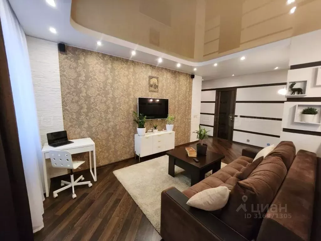 2-к кв. Татарстан, Казань ул. Фатыха Амирхана, 14Б (80.0 м) - Фото 1