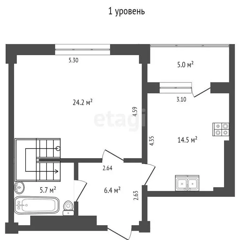 3-комнатная квартира: Севастополь, Парковая улица, 14А (116.1 м) - Фото 0