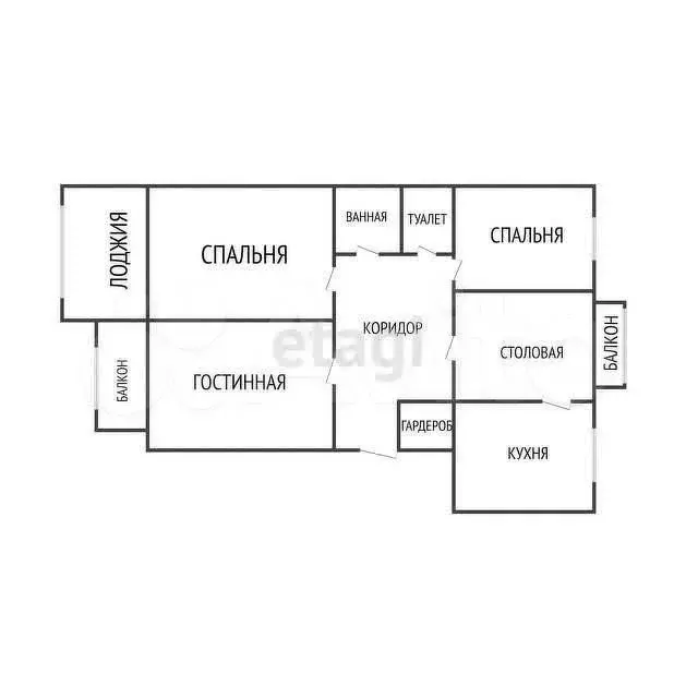 3-к. квартира, 90 м, 8/9 эт. - Фото 0