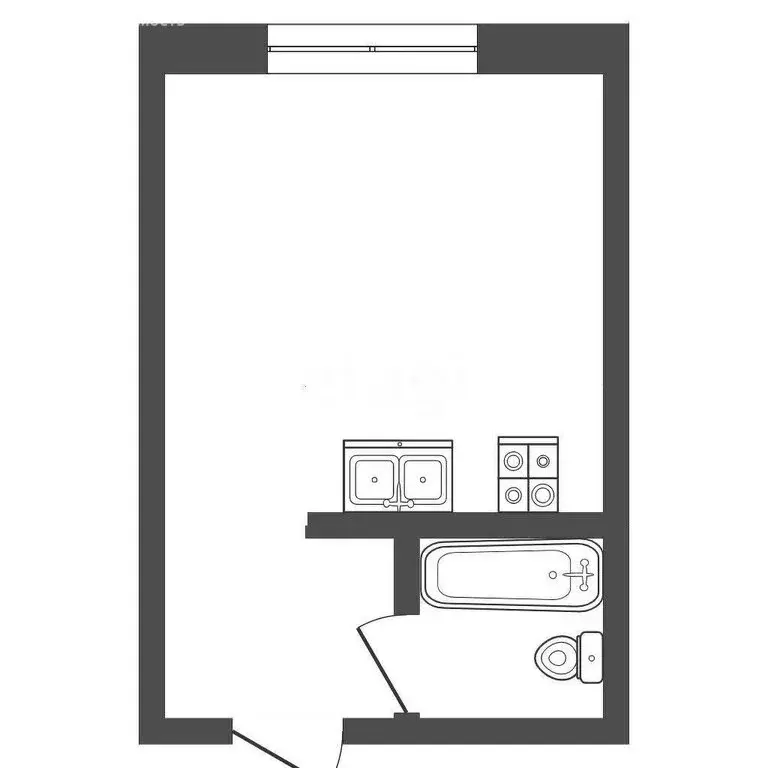 Квартира-студия: Кемерово, улица Ворошилова, 12 (22.8 м) - Фото 1