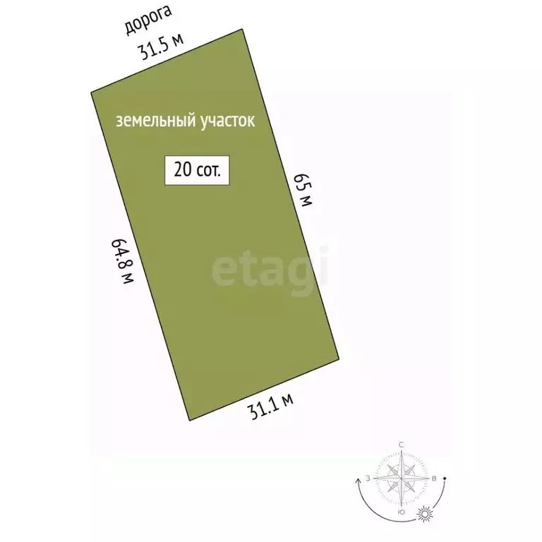 Участок в Пермский край, Пермский муниципальный округ, Берег-2 СНТ  ... - Фото 2