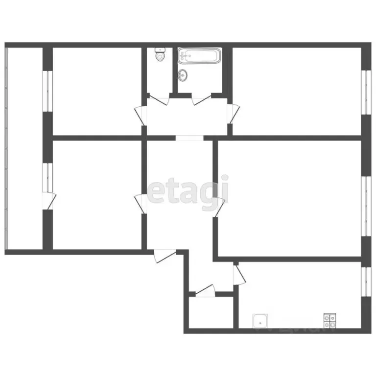 4-к кв. Мордовия, Саранск Большевистская ул., 111Б (138.0 м) - Фото 2
