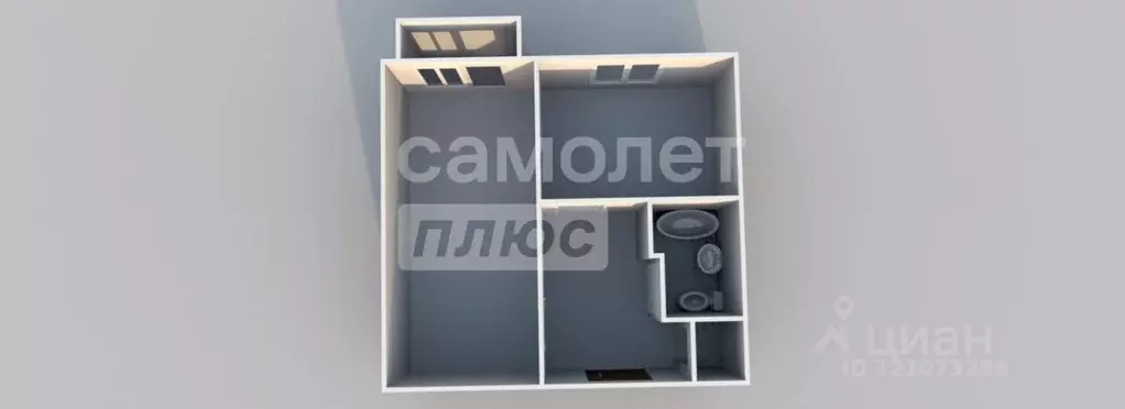 1-к кв. Пензенская область, Пенза ул. Антонова, 5 (37.6 м) - Фото 1