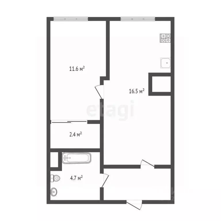 2-к кв. Московская область, Лыткарино 6-й мкр, 15А (40.0 м) - Фото 1