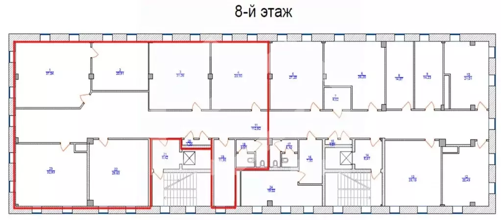 Помещение свободного назначения в Москва ул. 3-я Ямского Поля, 32 (740 ... - Фото 2