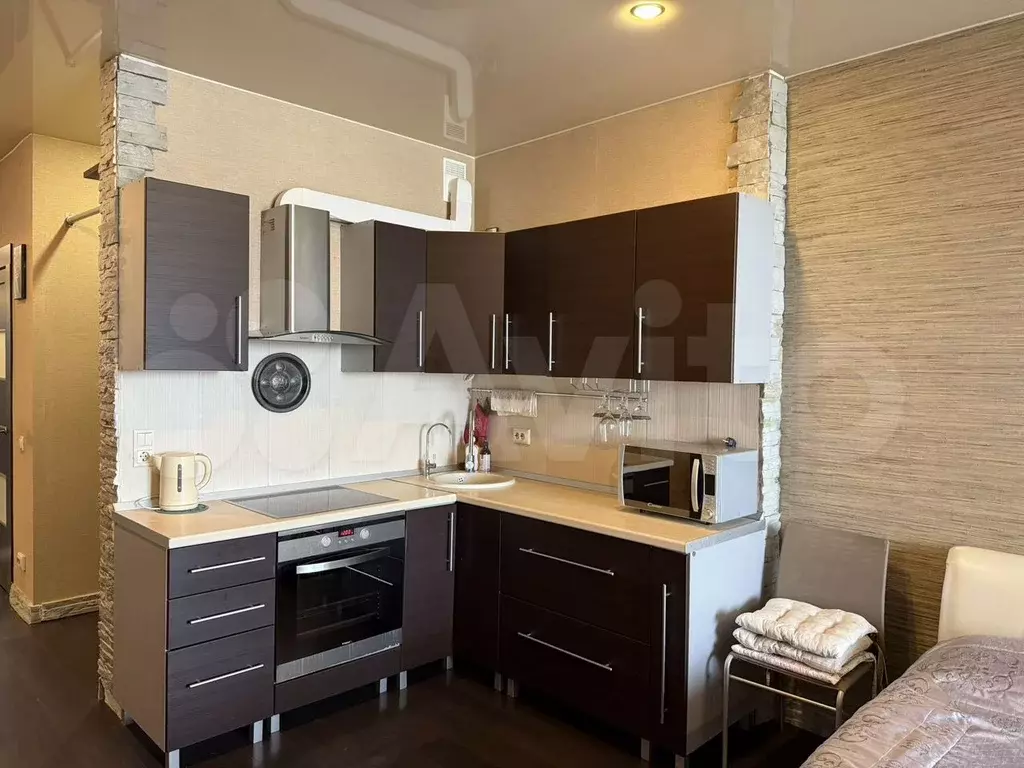 Квартира-студия, 38 м, 16/25 эт. - Фото 1