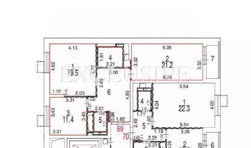 2-к кв. Москва Спортивный проезд, 6А (74.1 м) - Фото 2